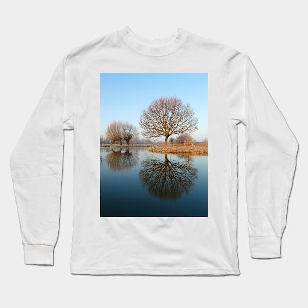 River Stour Long Sleeve T-Shirt by Chris Petty